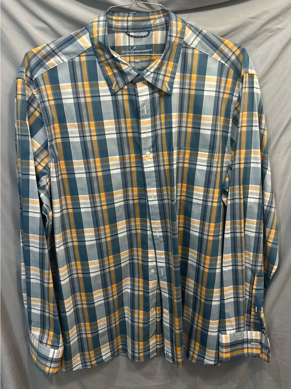 Yemen’s Vineyard Vines Plaid Button-Down Shirt - Blue & Yellow